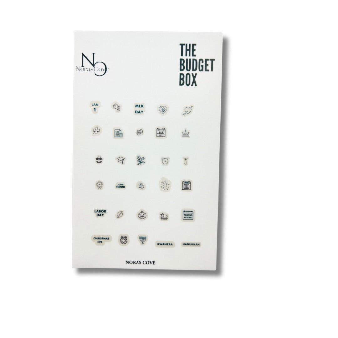 November 2024 Budget Box Stickers