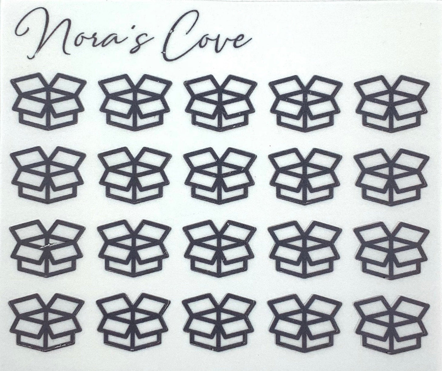 Shipping boxes stickers