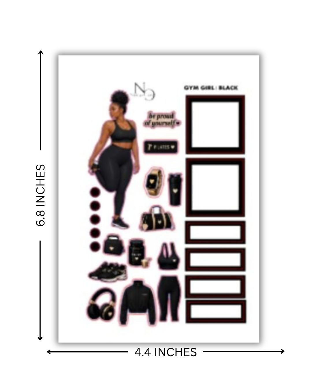 GYM GIRL DAILY/ WEEKLY KIT