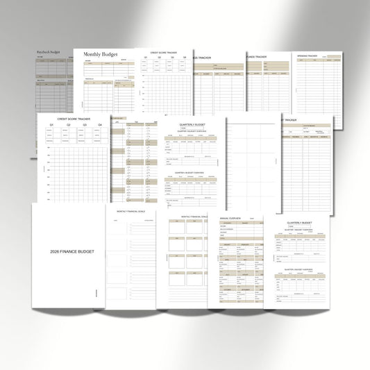 2026 BUDGET BUNDLE| PDF| DIGITAL DOWNLOAD