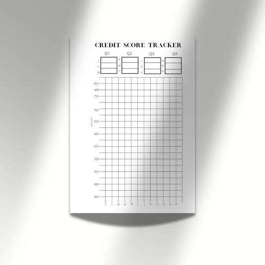 CREDIT SCORE PDF| DIGITAL DOWNLOAD