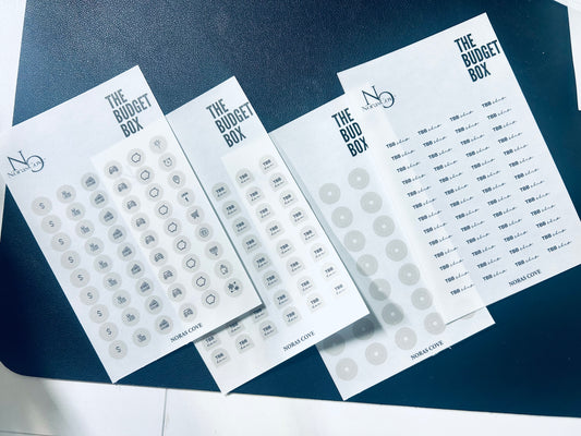 December 2024 Budget Box Stickers