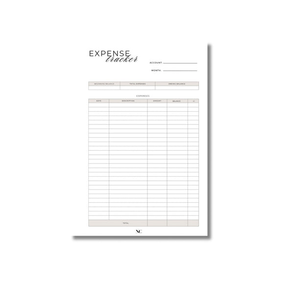 Expense Tracker(Printed)