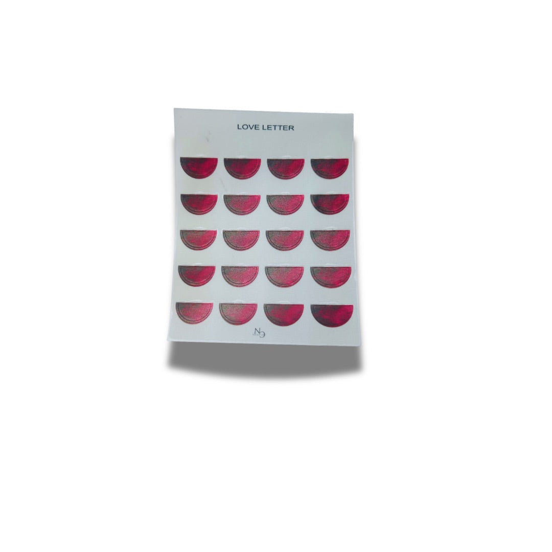 LOVE LETTER STICKERS/ SET