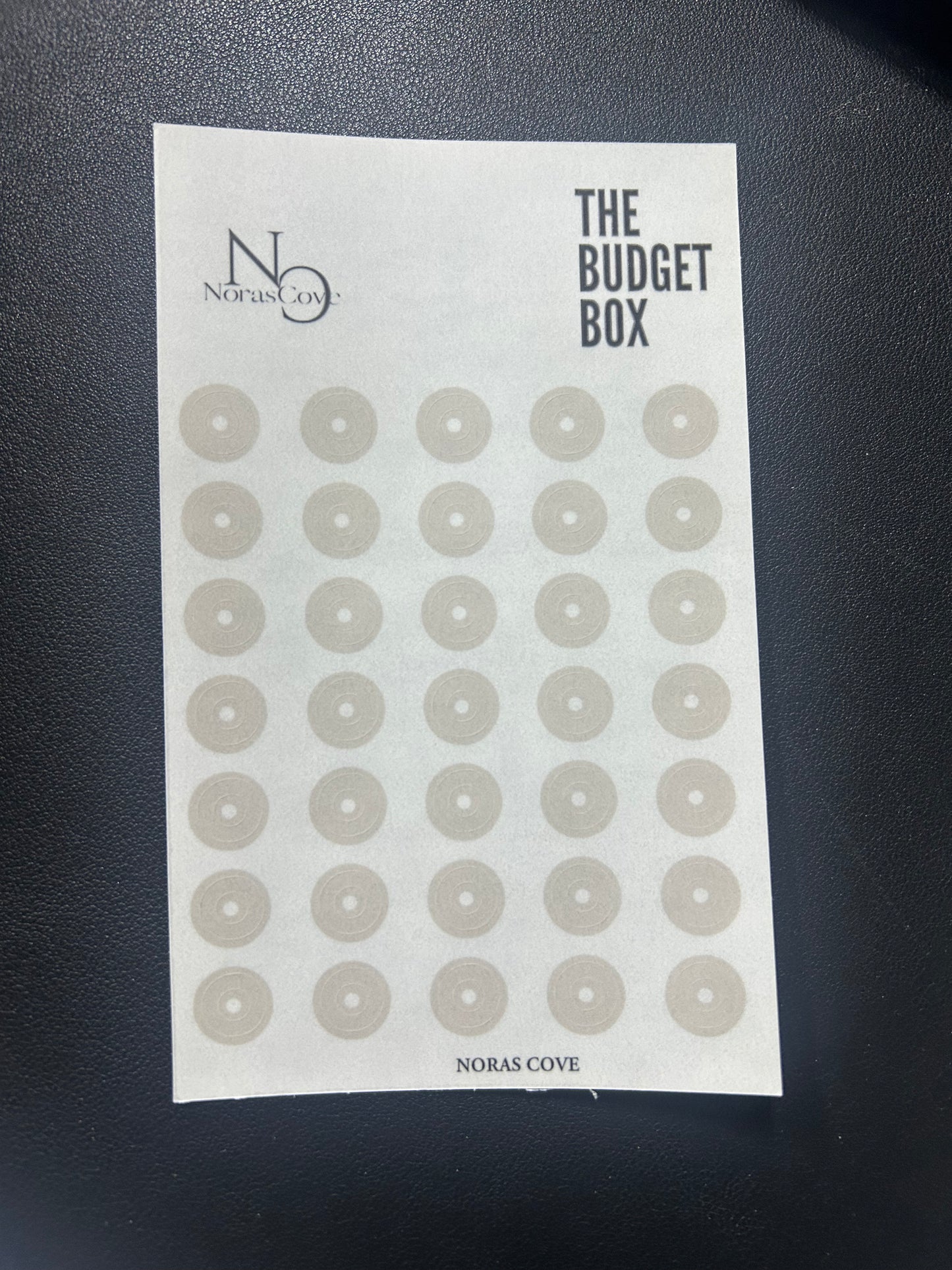 December 2024 Budget Box Stickers
