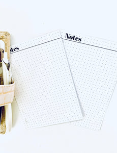 DIGITAL Dot Grid Notes Insert