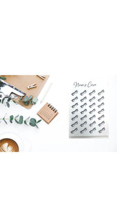 Eye Glass sticker sheet