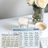 Script stickers