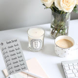 Script stickers
