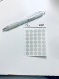 SPLAT  CLEAR STICKERS SMALL