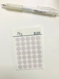SPLAT  CLEAR STICKERS SMALL