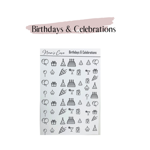 Birthdays & Celebrations