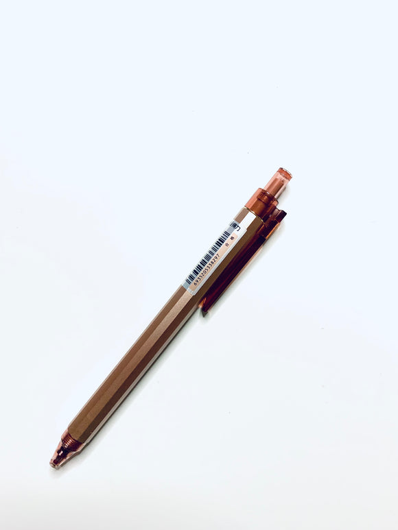 DELI BROWN METAL PEN  0.5