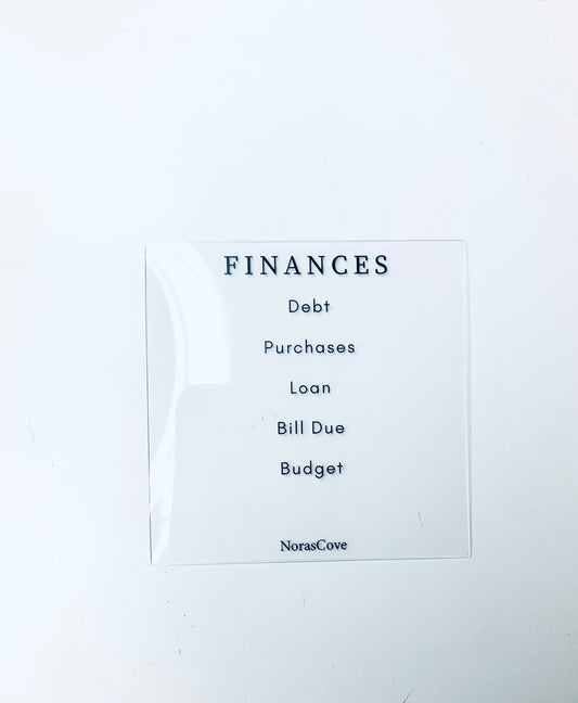 Finance Task Card