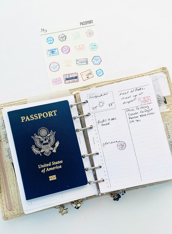 PASSPORT STICKERS