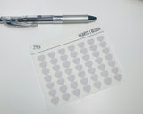 HEART SHAPE STICKERS
