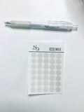 SPLAT  CLEAR STICKERS SMALL