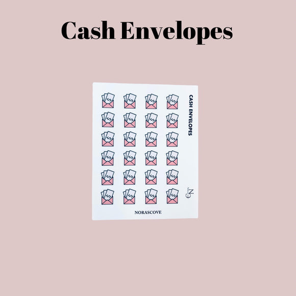 CASH ENVELOPE STICKERS