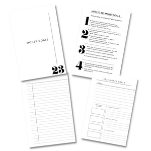 Goal Inserts Worksheets | The Budget Box