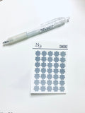 SPLAT  CLEAR STICKERS SMALL