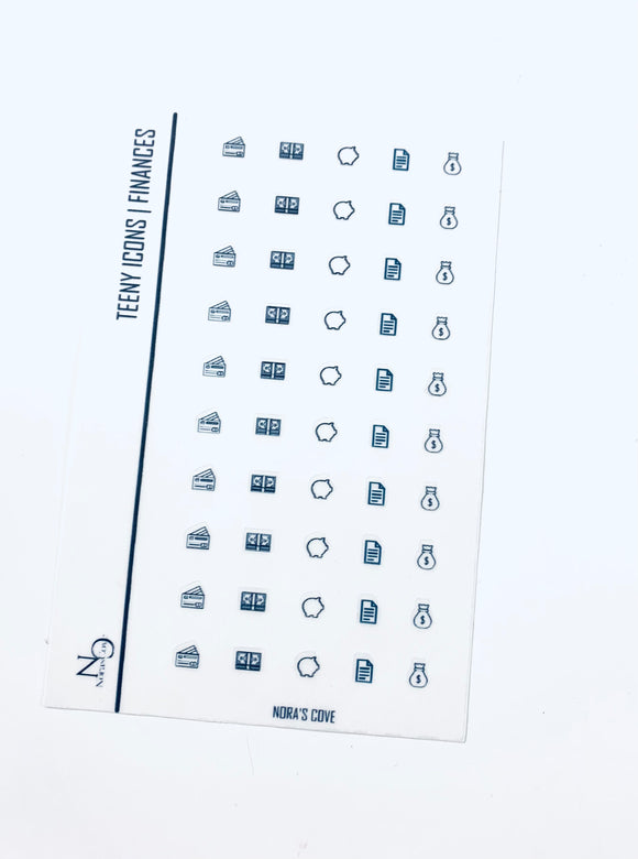 TEENY FINANCE STICKERS