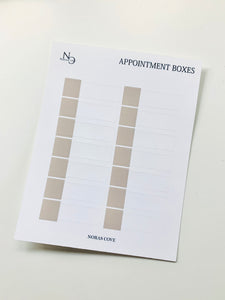 APPOINTMENT LABELS