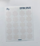 SPLAT  CLEAR STICKERS SMALL